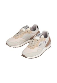 Pepe Jeans LONDON LOGO - Sneakers laag - off lace beige