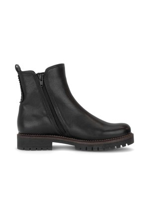 Gabor, GABOR CHELSEA BOOT - Platform ankle boots - black fr brown