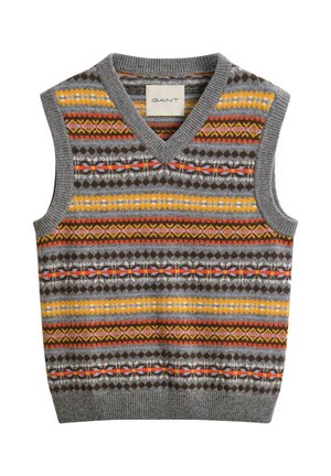 GANT, FAIR ISLE VEST - Strickpullover - multicolor