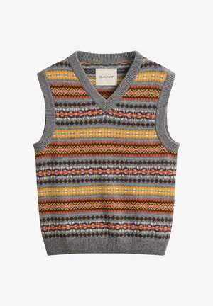 GANT, FAIR ISLE VEST - Strickpullover - multicolor