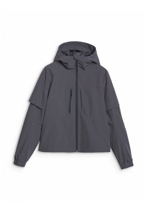 4F, 4F KURTKA PRZEJŚCIOWA Z MEMBRANĄ 5000 DAMSKA - Veste imperméable - anthracite