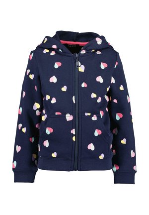 Felpa con zip - ultramarin