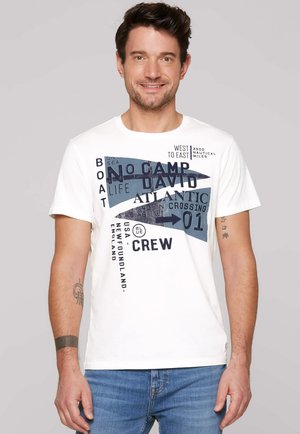 Print T-shirt - ivory