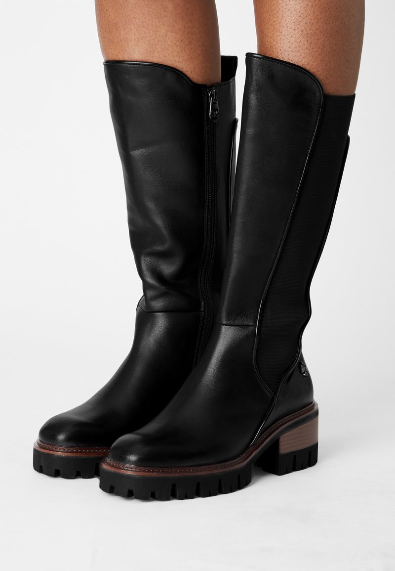 marco tozzi leopard print boots