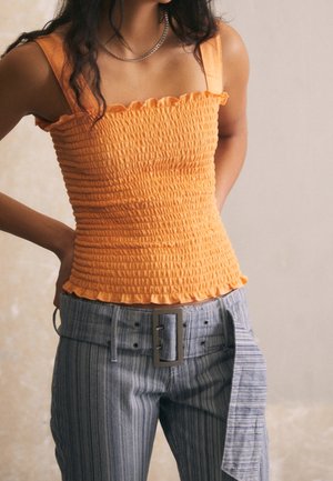 Top - orange