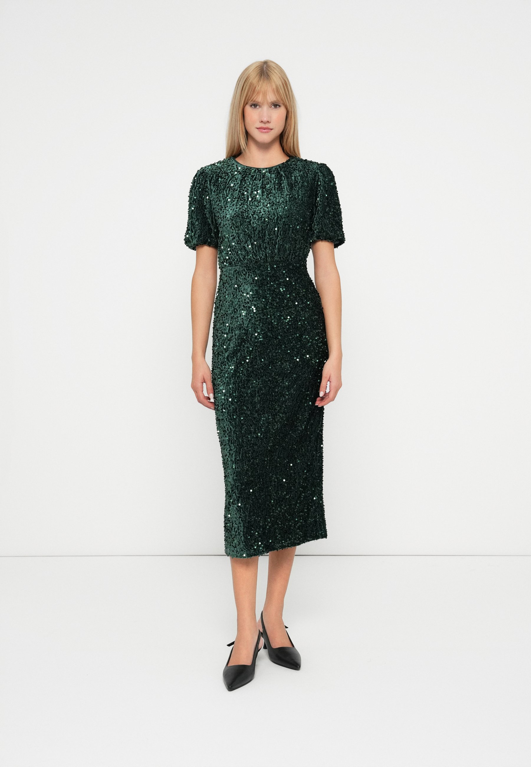 sachin and babi light blue dress Marleni Embellished Strapless Gown in Emerald Green