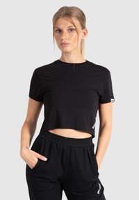 Smilodox - CROP - T-shirt print - schwarz Miniatuurafbeelding 1