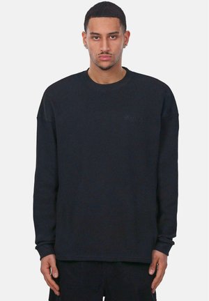 WAFFLE - Langarmshirt - black