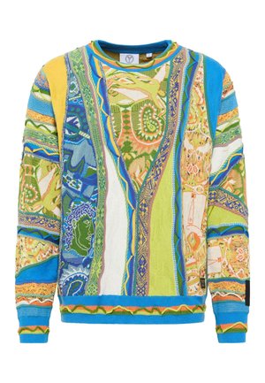 Carlo Colucci ROUNDNECK UNISEX - Pulover - petrol