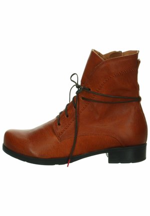 Bottines à lacets - kastanie