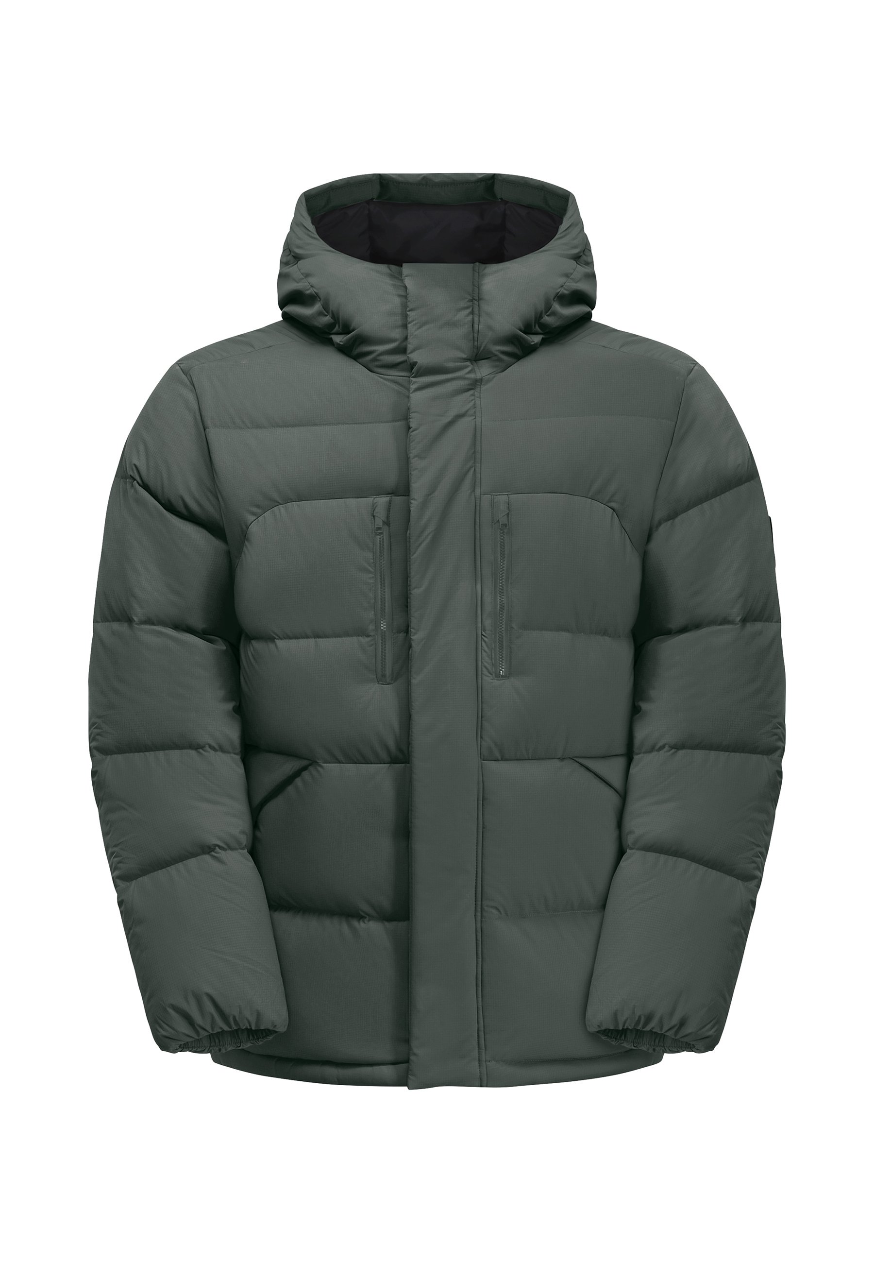 Jack Wolfskin ROEMERTOR Daunenjacke slate green/hellgrün