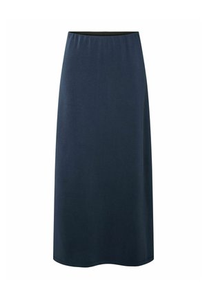 YAS, MAXI SKIRT YASCOZE HW - Jupe longue - navy blazer