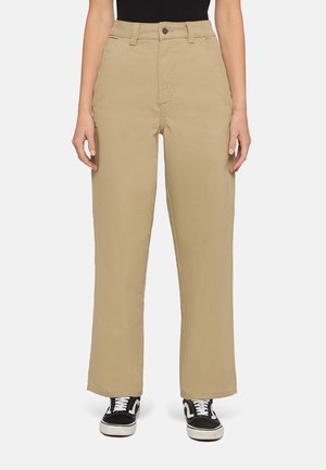 DUCK  - Tygbyxor - stonewashed desert sand