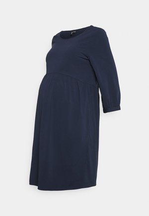 VMMHBECCA SHORT DRESS - Vestido de malha - navy blazer