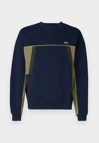 Sweatshirt - navy blue/sapwood khaki/firefly