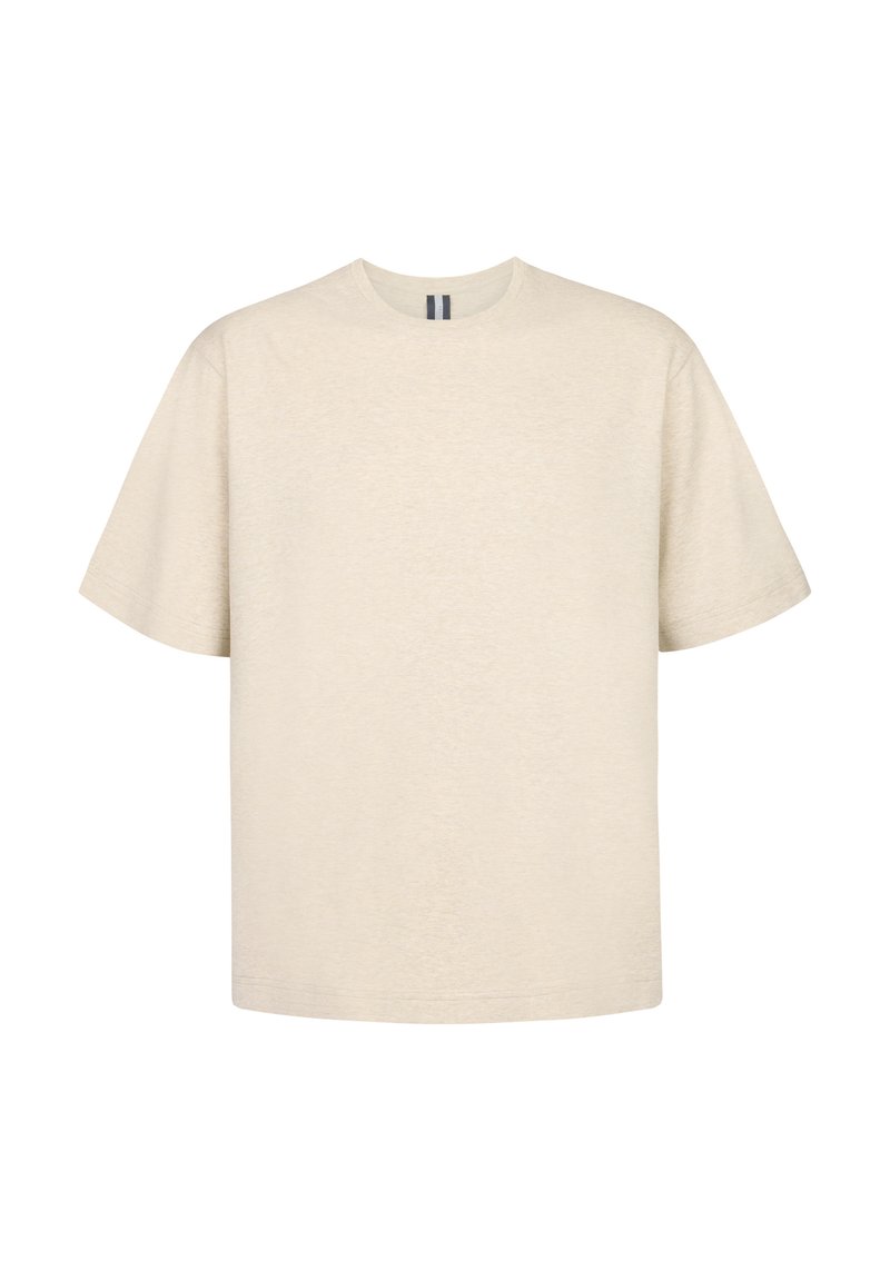 PROFUOMO T-shirt basic zandkleur