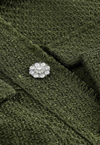 Next BOUCLE - REGULAR FIT - Vasaras jaka - khaki green