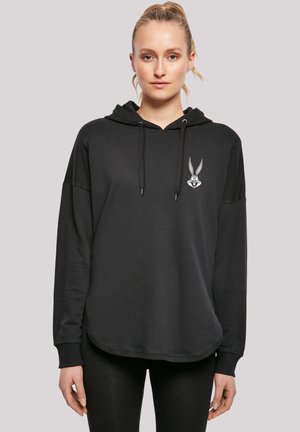 LOONEY TUNES BUGS BUNNY BREAST PRINT - Kapuzenpullover - black