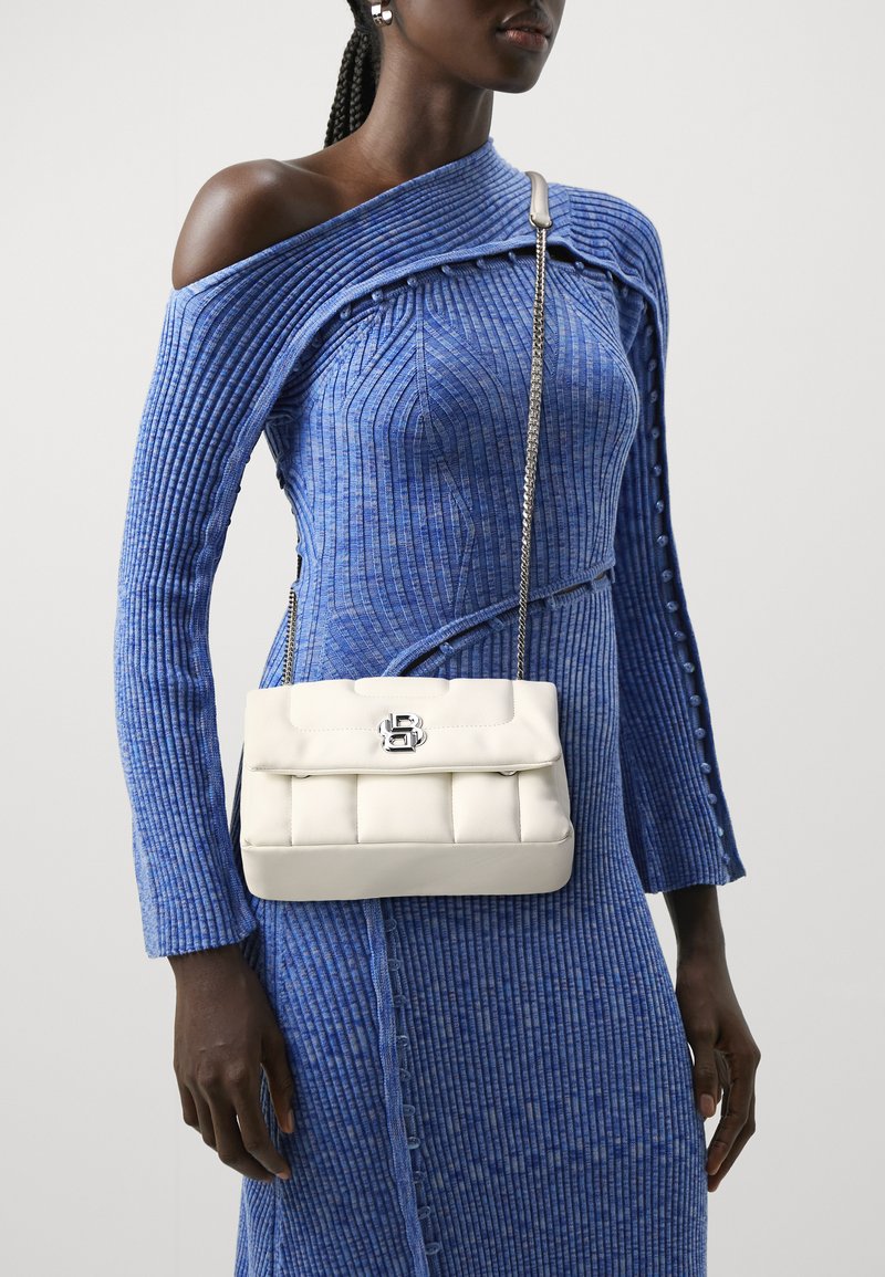 BOSS ICON - Borsa a tracolla - open white