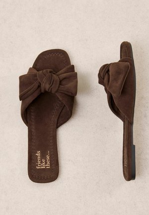 Friends Like These, Mules - chocolate brown
