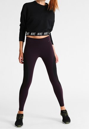 Leggings - dark red