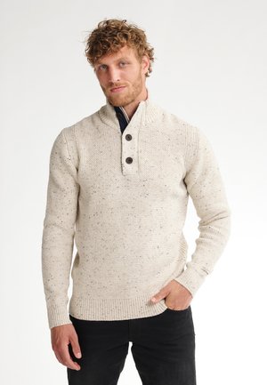 MELANGE - Strickpullover - antique white melee