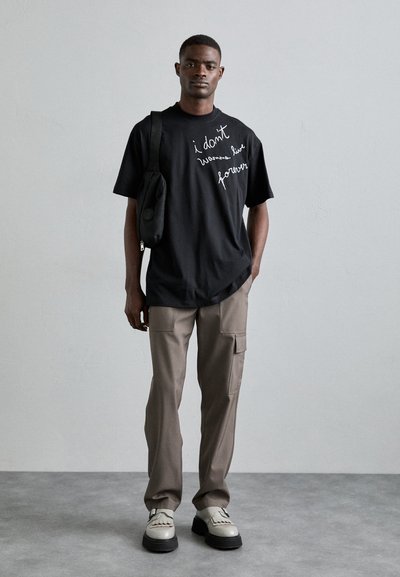 MSGM T-shirts med print - black