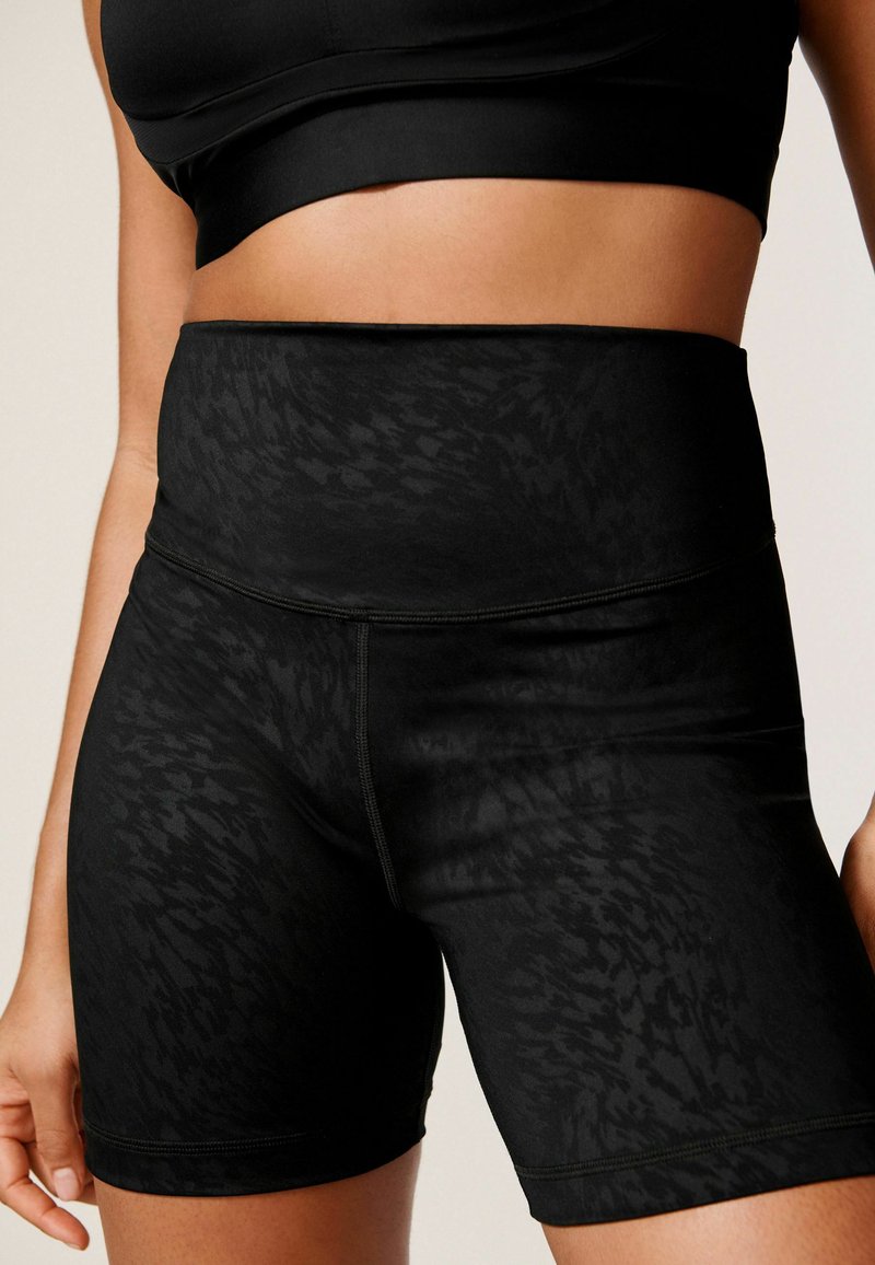 Next - TUMMY CONTROL HIGH WAISTED CYCLING  - Leggingsit - black embossed zebra print, Suurenna