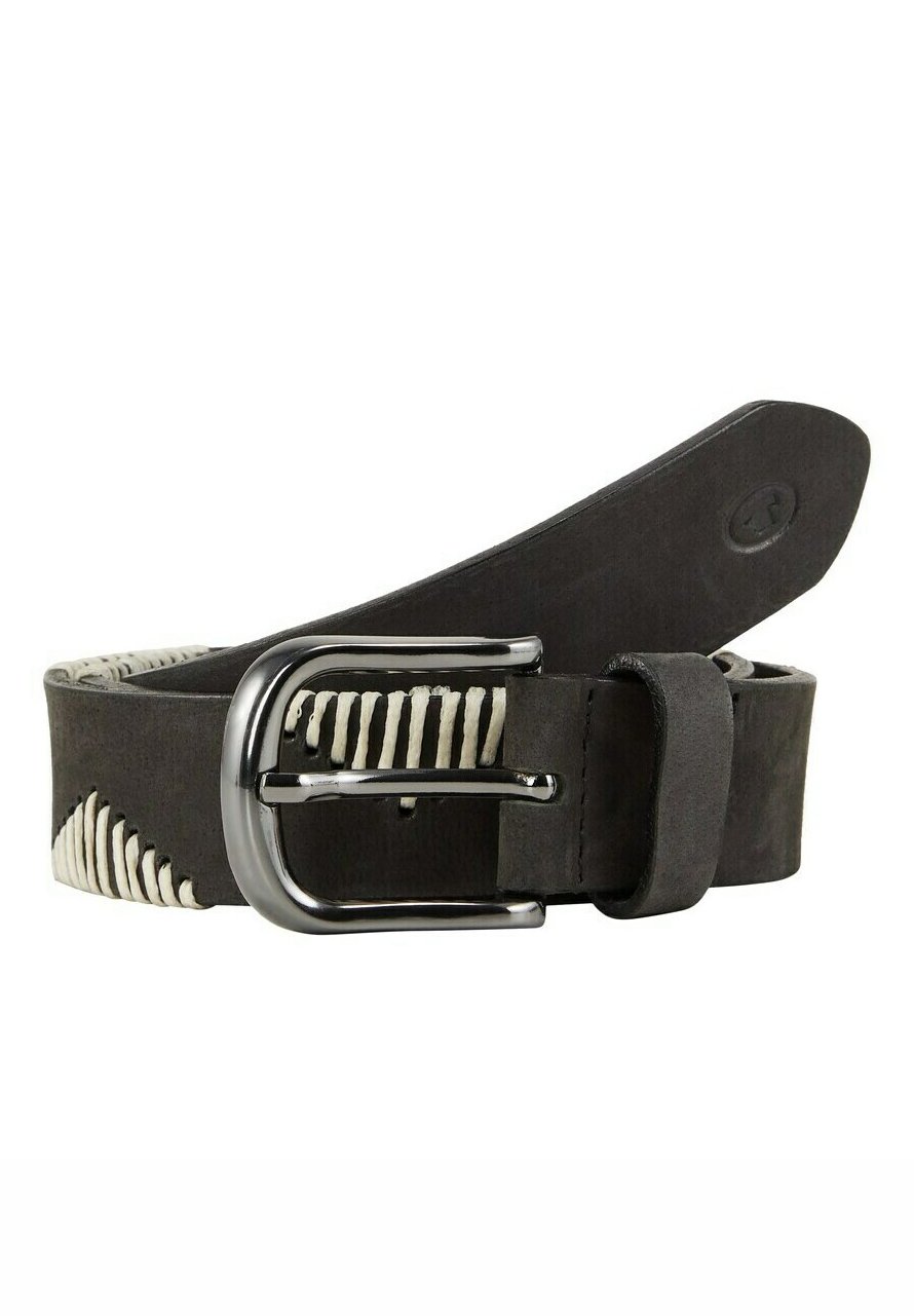 Tamaris Damen-Gürtel TB0031L02 - 30 Mm Breit, Veloursleder, Mit Runder Silber-Schnalle