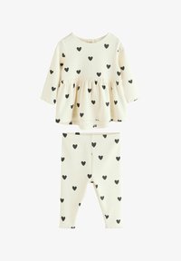 Non sélectionné, black white heart print