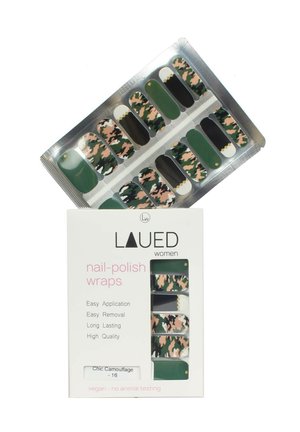 VARGU LAUED NAGELFOLIEN TEXTILE FUSION - Nail stickers - chic camou