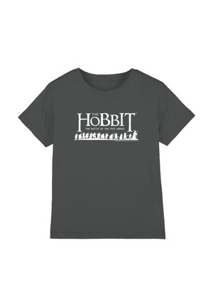 Cotton Soul, HOBBIT WALKING LOGO UNISEX - Print T-shirt - anthracite