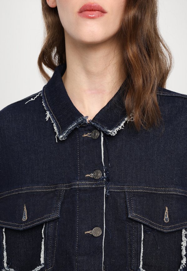 MILES CUT JACKET - Denim jacket - dark denim2