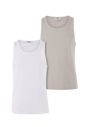 TANK 2 PACK - Top - bright white+micro chip