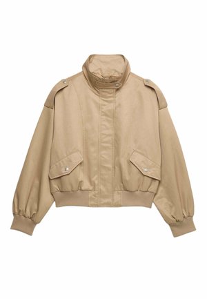 Marks & Spencer, FUNNEL NECK - Bomberjacks - natural beige
