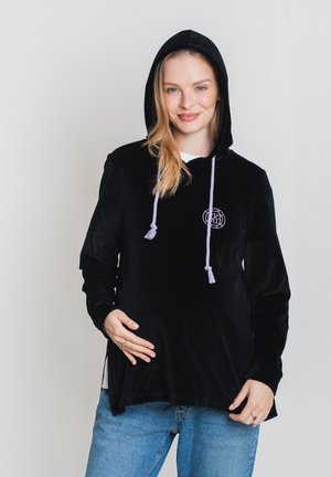 2IN 1 MATERNITY AND NURSING - Hættetrøje - black