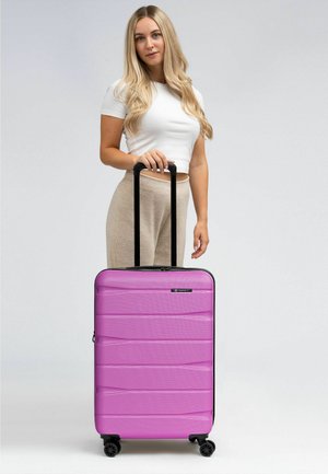 FRANKY, MUNICH 4.0 4 ROLLEN KOFFERSET 3-TEILIG MIT DEHNFALTE UNISEX - Set di valigie - pink dull