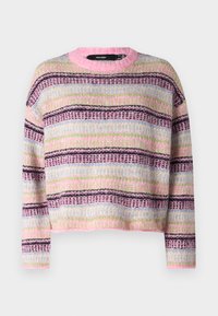VMROXYO-NECK  - Trui - fuchsia pink/birch/cosmic sky /forest shade/plum