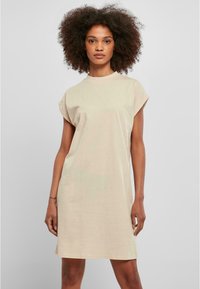 Urban Classics - TURTLE EXTENDED SHOULDER - Jersey dress - softseagrass Thumbnail Image 1