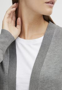 Oxmo OXKAT - Cardigan - mid grey melange