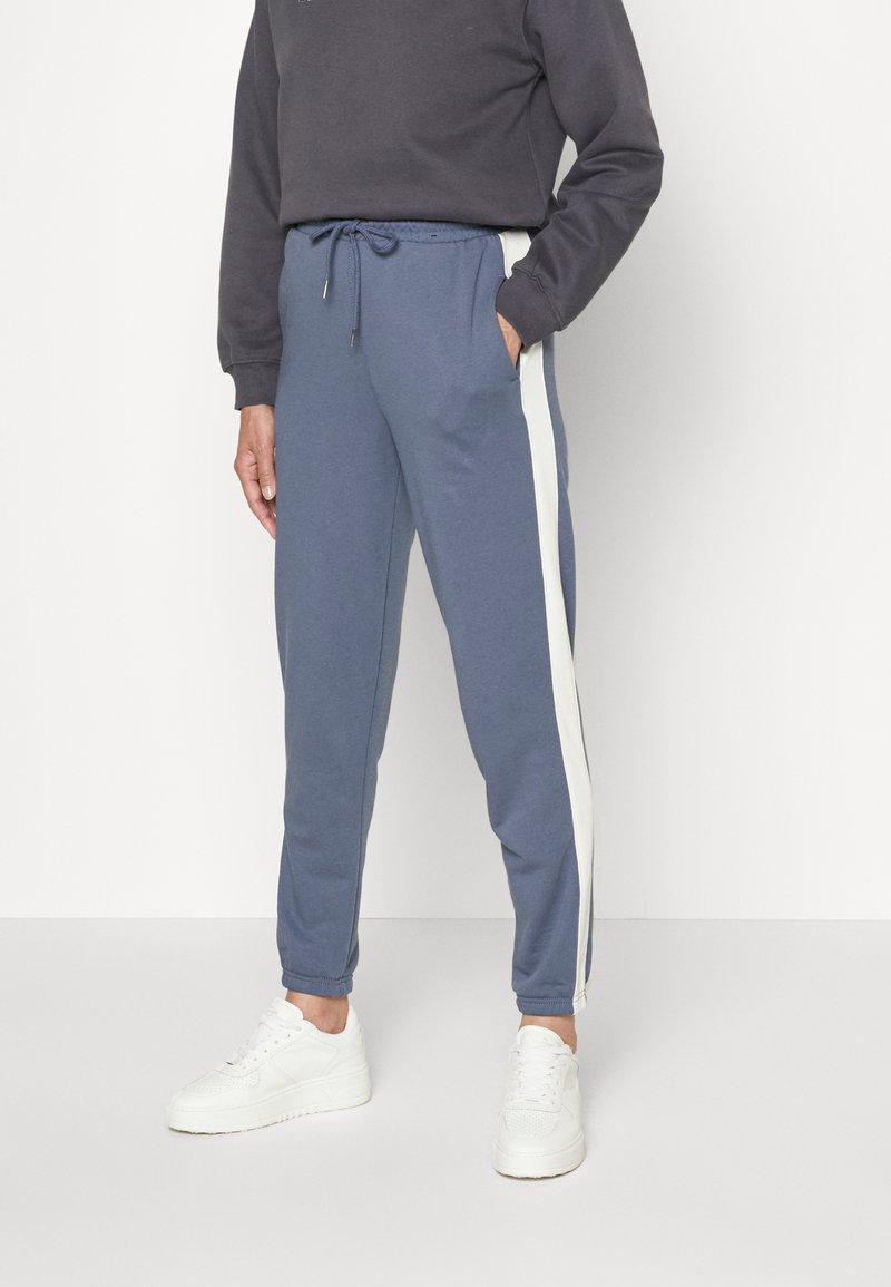 Marks & Spencer COLOUR BLOCK Tracksuit bottoms blue mix/blue