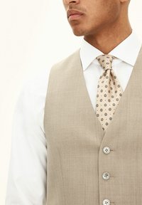 Oscar Jacobson Anzugweste - nubuck beige