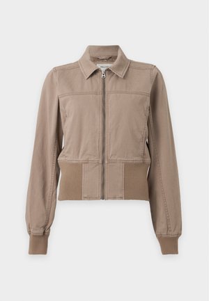 Hollister Co., MOCK NECK - Ελαφρύ μπουφάν - brown