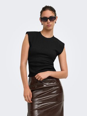 ONLY, ONLDEBBIE S/S SHOULDER TOP CC JRS - Débardeur - black