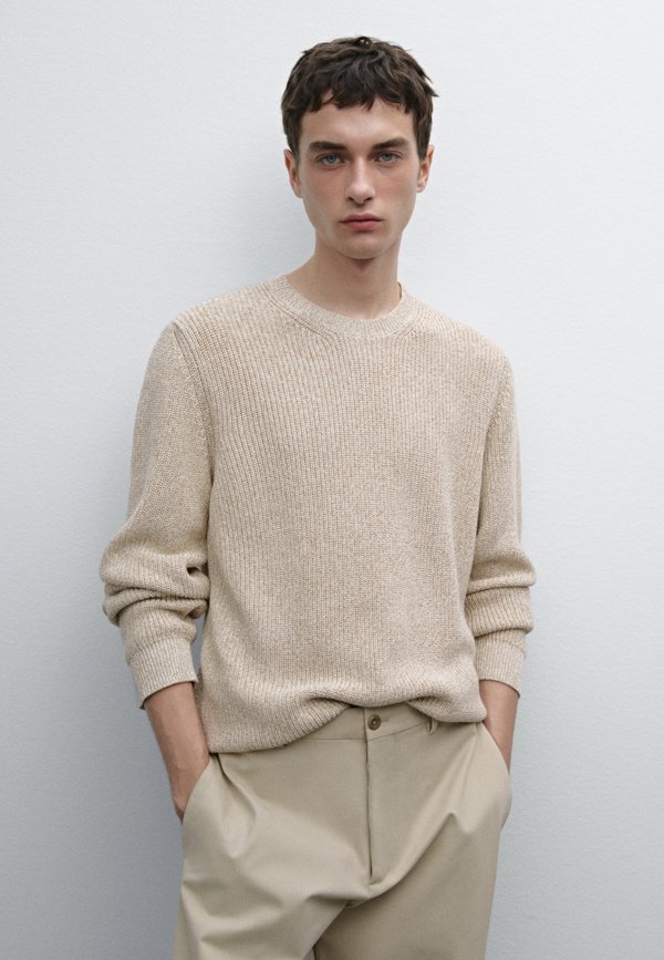 Strickpullover - beige