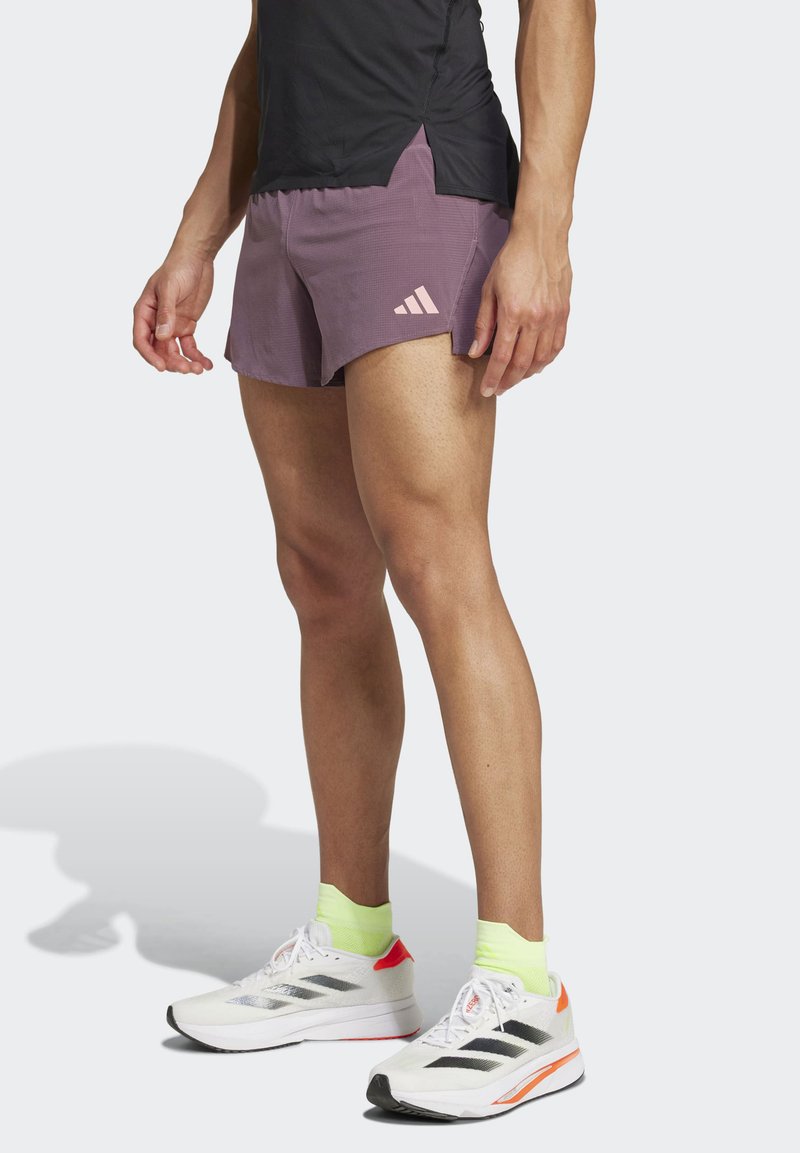 adidas Performance ADIZERO GEL SHORT - Korte broeken - shadow fig