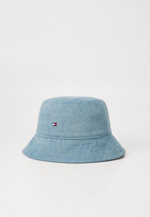SMALL FLAG BUCKET HAT UNISEX - Hatt - denim light