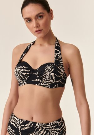 DORIA - Bikini pezzo sopra - black