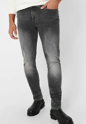 Only & Sons, BASIC  ONSLOOM TAPERED STONE W - Jeans Slim Fit - grau
