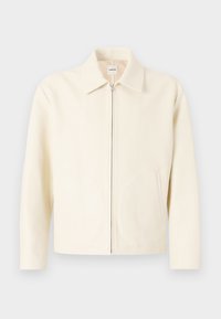 MINIMAL - Veste en similicuir - aluminium